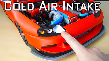 Modifying my Supra With Cold Air Intake Headlight Ducting