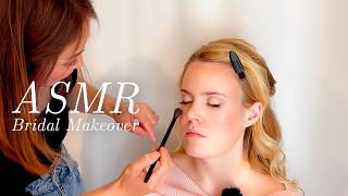 ASMR Japanese Bridal Wedding Hair & Makeup Makeover (Unintentional ASMR)