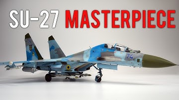 I built a highly detailed SU-27... and it turned out AMAZING (1/48 scale model)