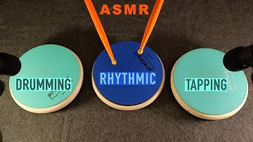 ASMR Binaural Drumming & Tapping | Random & Rhythmic | No Talking