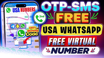 Get FREE USA Virtual Number For WhatsApp, Telegram & Gmail Verification | Unlimited Temp Numbers