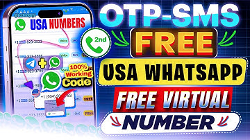 Get FREE USA Virtual Number For WhatsApp, Telegram & Gmail Verification | Unlimited Temp Numbers