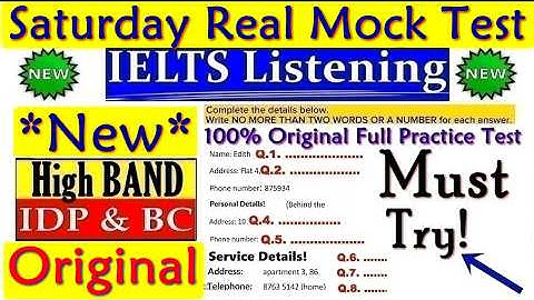 IELTS LISTENING PRACTICE TEST 2025 WITH ANSWERS | 29.11.2025