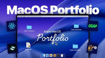 Build and Deploy a MacOS style Portfolio with React, GSAP & Tailwind