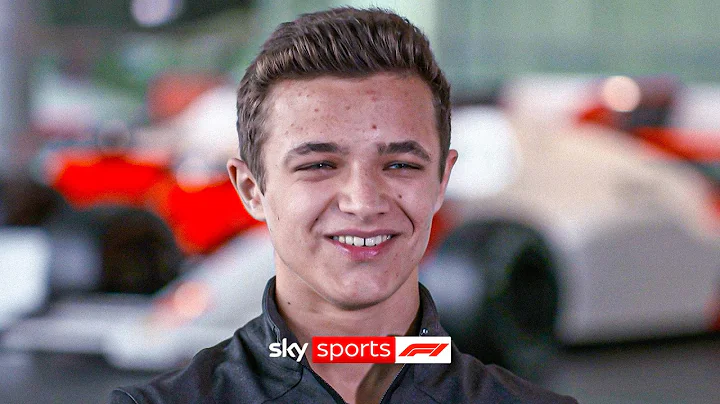 17-year-old Lando Norris' FIRST INTERVIEW with Sky Sports F1 in 2017 👶