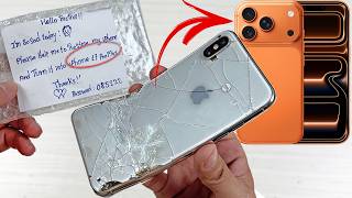 How To Turn Destroyed iPhone XS MAX into a Brand New iPhone 17 Pro Max