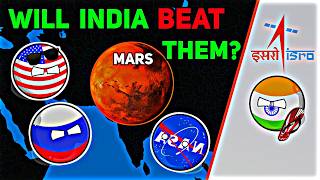 [INDIA THROWS CHAPPAL TO MARS]🚀☄️😂 In Nutshell || FORGET ROCKETS! CHAPPAL IS BETTER🤣🫡☠️ #countryball