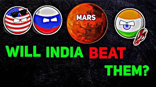 [INDIA THROWS CHAPPAL TO MARS]🚀☄️😂 In Nutshell || FORGET ROCKETS! CHAPPAL IS BETTER🤣🫡☠️ #countryball