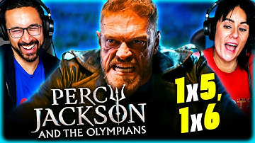 PERCY JACKSON AND THE OLYMPIANS Episode 5 & 6 REACTION!! (Disney Plus)