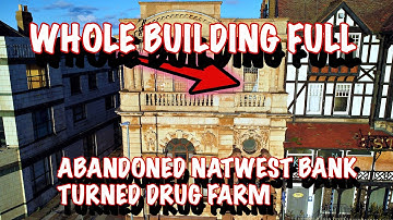 Abandoned Bank Raid: Massive Illegal Grow Discovered Inside! 2025