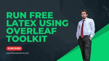 How To Run Overleaf Locally & For Free!