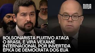 💥Neto de ditador foragido foi atacar STF na câmara dos EUA e tomou invertida de deputado americano💥