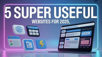 5 websites die je in 2025 MOET gebruiken (superhandig!)