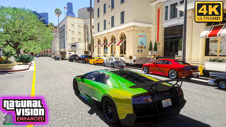 GTA 5 NaturalVision Enhanced + LA ROAD ENHANCED + LWE Ultra Vegetation Looks REAL - GTA V GRAPHIC