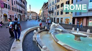 This Is the Perfect Hour to Walk in Rome 🇮🇹 | 4K Walking Tour in July