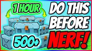 This *BROKEN* Method NEEDS a NERF... 500  CHESTS IN 1 HOUR! INSANE GRIFFIN FARM! | Grow A Garden