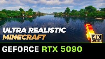 Ultra Realistic Minecraft – RTX 5090 Pushed to the Limit (Distant Horizons + Photon Shader etc.)