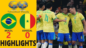 BRAZIL vs SENEGAL | FIFA INTERNATIONAL FRIENDLY MATCH 2025 | GOALS & EXTENDED HIGHLIGHTS