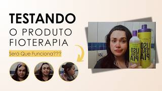 ALISEI MEU CABELO COM FIOTERAPIA | alisa mesmo?