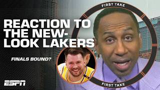 Shannon Sharpe: Luka-LeBron Lakers FINALS BOUND? 👀   Stephen A.'s OUTRAGEOUS suggestion | First Take