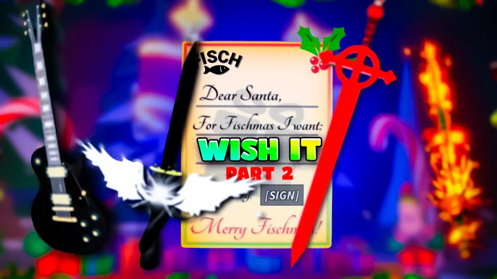 5 BEST RODS TO WISH For FISCHMAS in FISCH (Roblox)