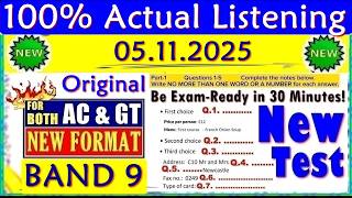 IELTS LISTENING PRACTICE TEST 2025 WITH ANSWERS | 05.11.2025
