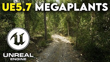 Unreal Engine 5.7 MEGAPLANTS & Procedurele vegetatie - UE5.7 Tutorial