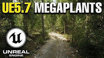 Unreal Engine 5.7 MEGAPLANTS & Procedurele vegetatie - UE5.7 Tutorial