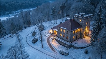 Scandinavian Castles: Winter’s Icy Embrace – The Art of Nordic Architectural Resilience