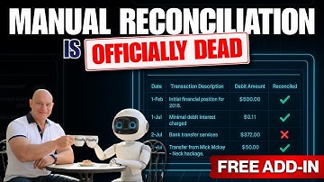 STOP Manual Bank Reconciling! Use This FREE AI Excel Add-in Instead