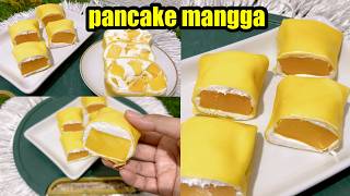 PANCAKE MANGGA ENAK BANGET || KULITNYA SANGAT LENTUR TIDAK MUDAH SOBEK || YUK BIKIN PASTI KETAGIHAN