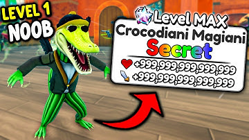 Unlocking MAX Level Crocodiani Secret In Brainrot Evolution Roblox!