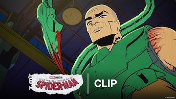 Spider-Man VS Scorpion Fight Scene | Your Friendly Neighborhood Spider-Man | Official Clip