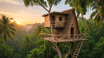 Real Life How 2 Men Build 18M Treehouse in 39 Days | SURVIVAL BUILDER