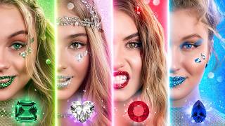 Rubis VS Saphir VS Émeraude VS Diamant ! Pauvre VS Riche VS Ultra-riche