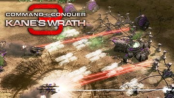 GDI vs NOD in Desolated Forest - C&C 3: Kane