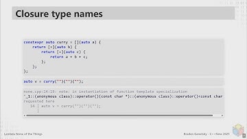 Lightning Talk: Lambda None of the Things - Braden Ganetsky - C++Now 2025