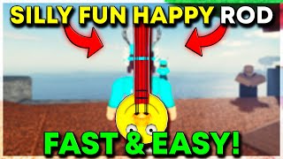 How To Get SILLY FUN HAPPY Rod in FISCH Roblox (ALL BALLOON LOCATIONS)