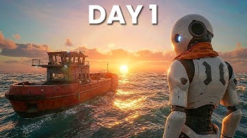 DAY 1 in this NEW Open World Subnautica-Like Game