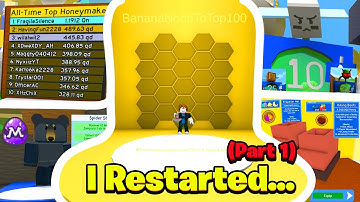 I Restarted Bee Swarm Simulator... (Noob To Pro Educational Speedrun #1)