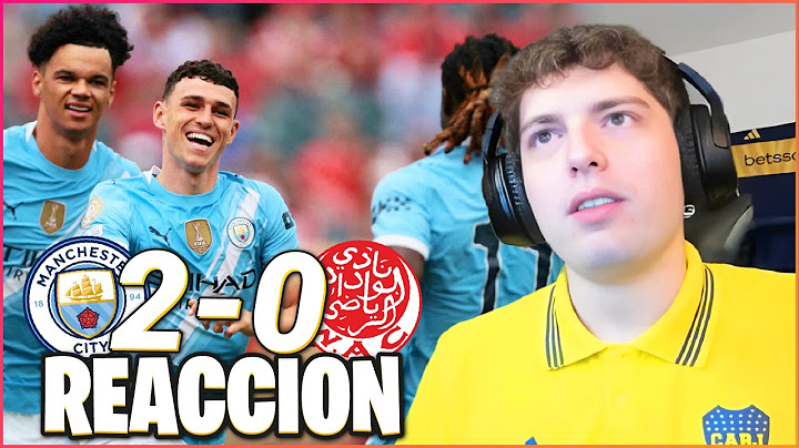 DAVOO XENEIZE REACCIONA A LA VICTORIA DEL MANCHESTER CITY CONTRA EL WYDAD CASABLANCA DE RONALDINHO