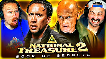 NATIONAL TREASURE 2: BOOK OF SECRETS (2007) IS EVEN CRAZIER!! MOVIE REACTION!! Nicolas Cage