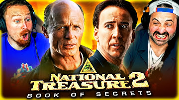 NATIONAL TREASURE 2: BOOK OF SECRETS (2007) IS EVEN CRAZIER!! MOVIE REACTION!! Nicolas Cage