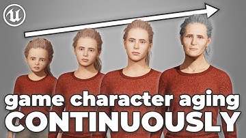 I Made Continuously Aging Characters in Unreal Engine 5