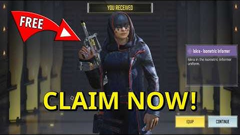How to Claim Free Iskra -  Isometric Informer in DMZ Recon event