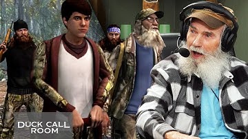 Uncle Si Joins John Luke Robertson to Play Their Own Video Game | Duck Call Room #504