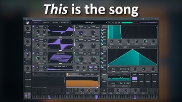 Making a song with ONE INSTANCE of ONE PLUGIN