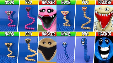LEGO ALL Worms in Roblox Slap Tower (Mega Collection #1) : Noob, Pro, HACKER/ (ROBLOX Slap Tower)