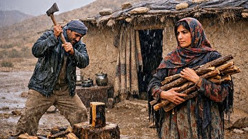 Hard Life of a Nomad Couple in Iran’s Desert