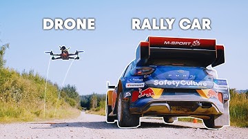 Rally Car vs Drone | Rally Stage Battle